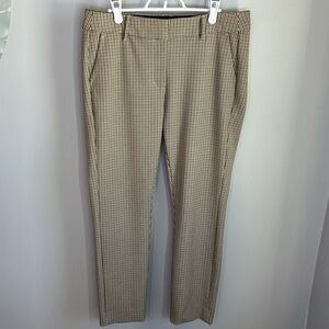 Denver Hayes Plaid Trouser Straight Leg Dress Pants Womens Size 8